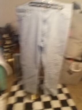 Men's Wrangler Light Blue Denim Jeans - Casual Straight Fit